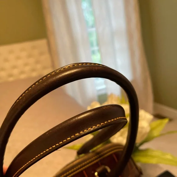 Dooney & Bourke Croc Denison Shaina Satchel - Picture 5 of 16